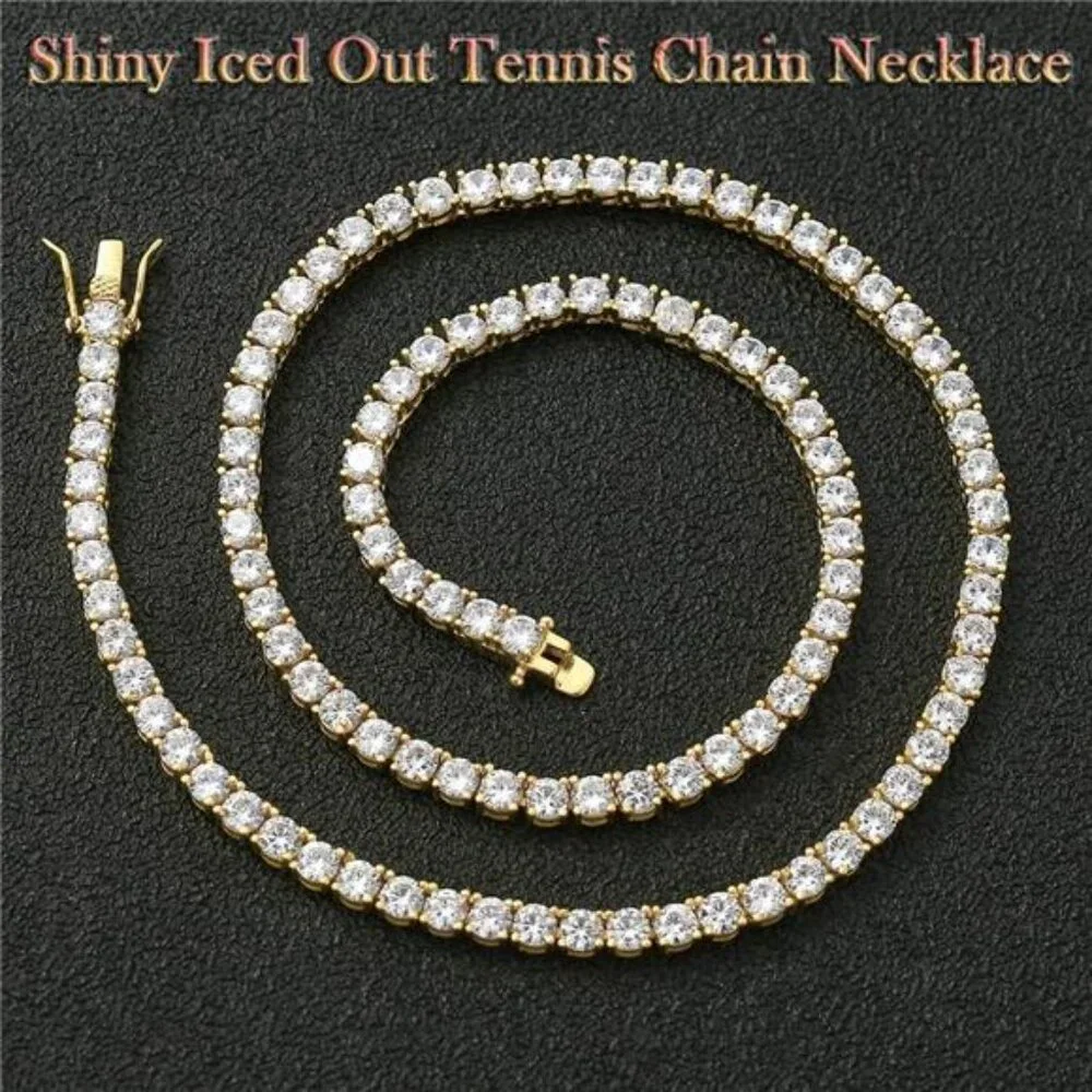 Ronglry Cuban Link Chain for Men Miami Cuban Link Chain Silver Cuban Chain 18" - Picture 6 of 7